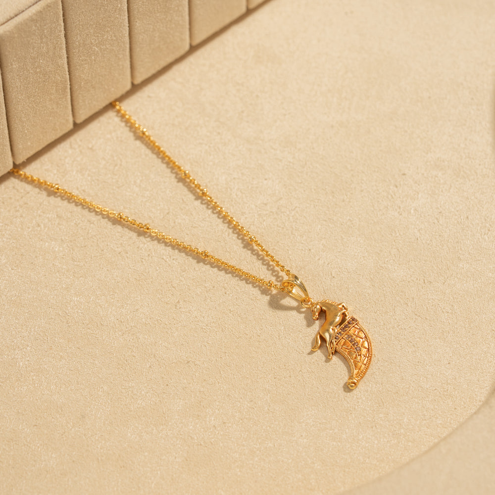 Gold Plated Chain &amp; Pendant Set