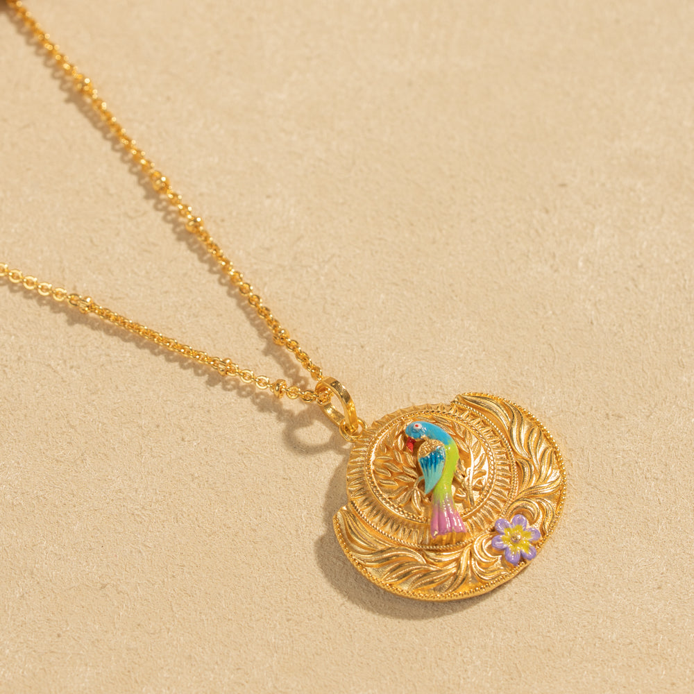 Gold Plated Chain &amp; Pendant Set
