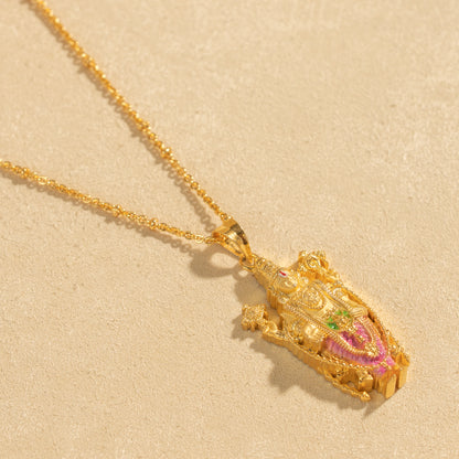 Gold Plated Chain &amp; Pendant Set