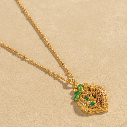 Gold Plated Chain &amp; Pendant Set