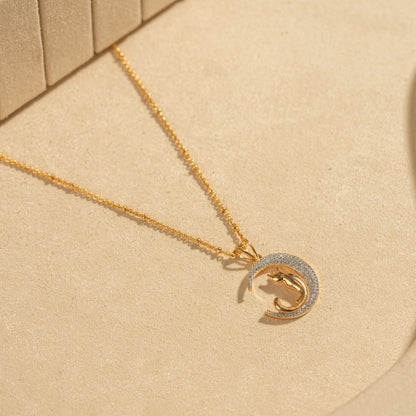 Gold Plated Chain &amp; Pendant Set