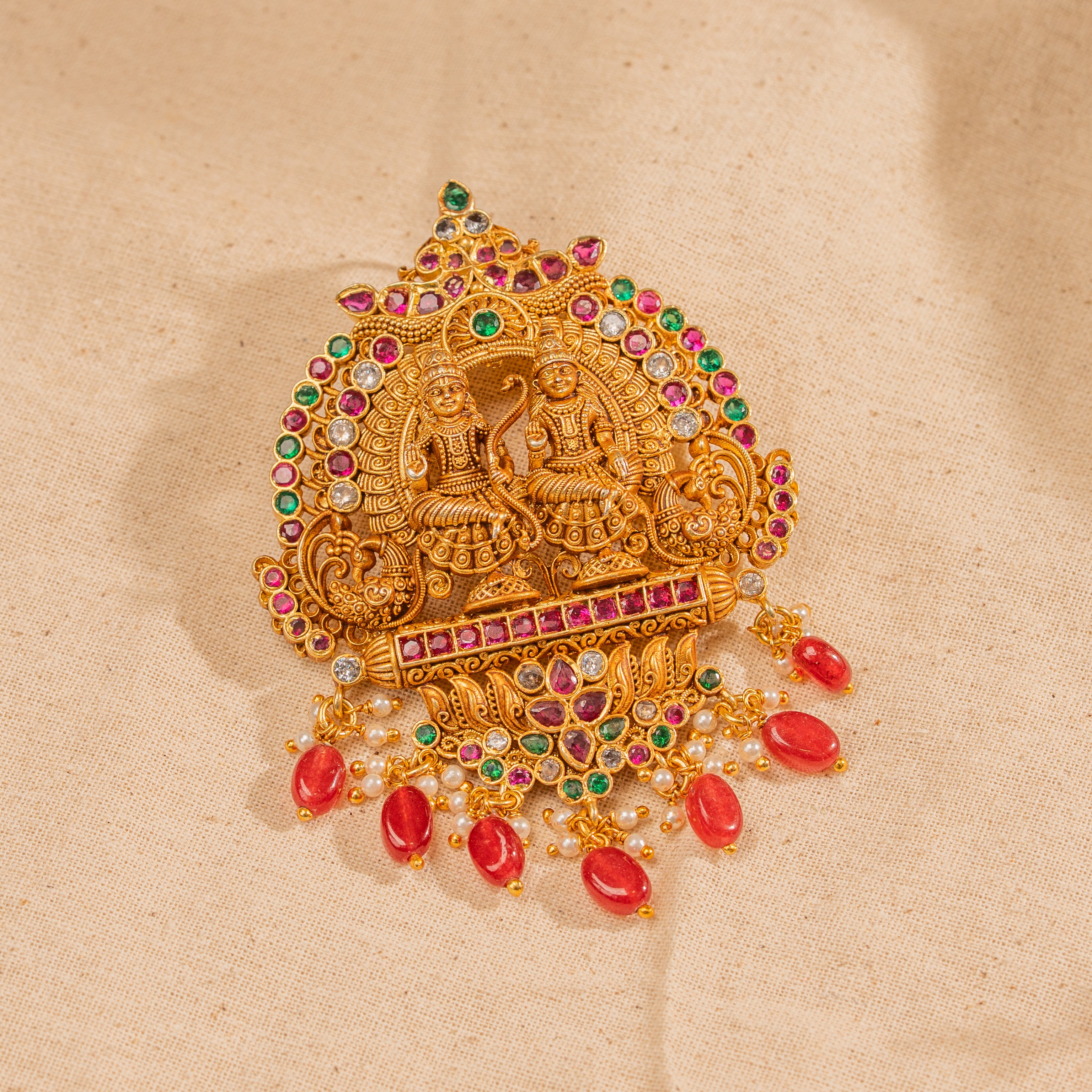 Deep Kundan Pendant