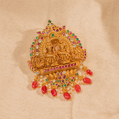 Deep Kundan Pendant