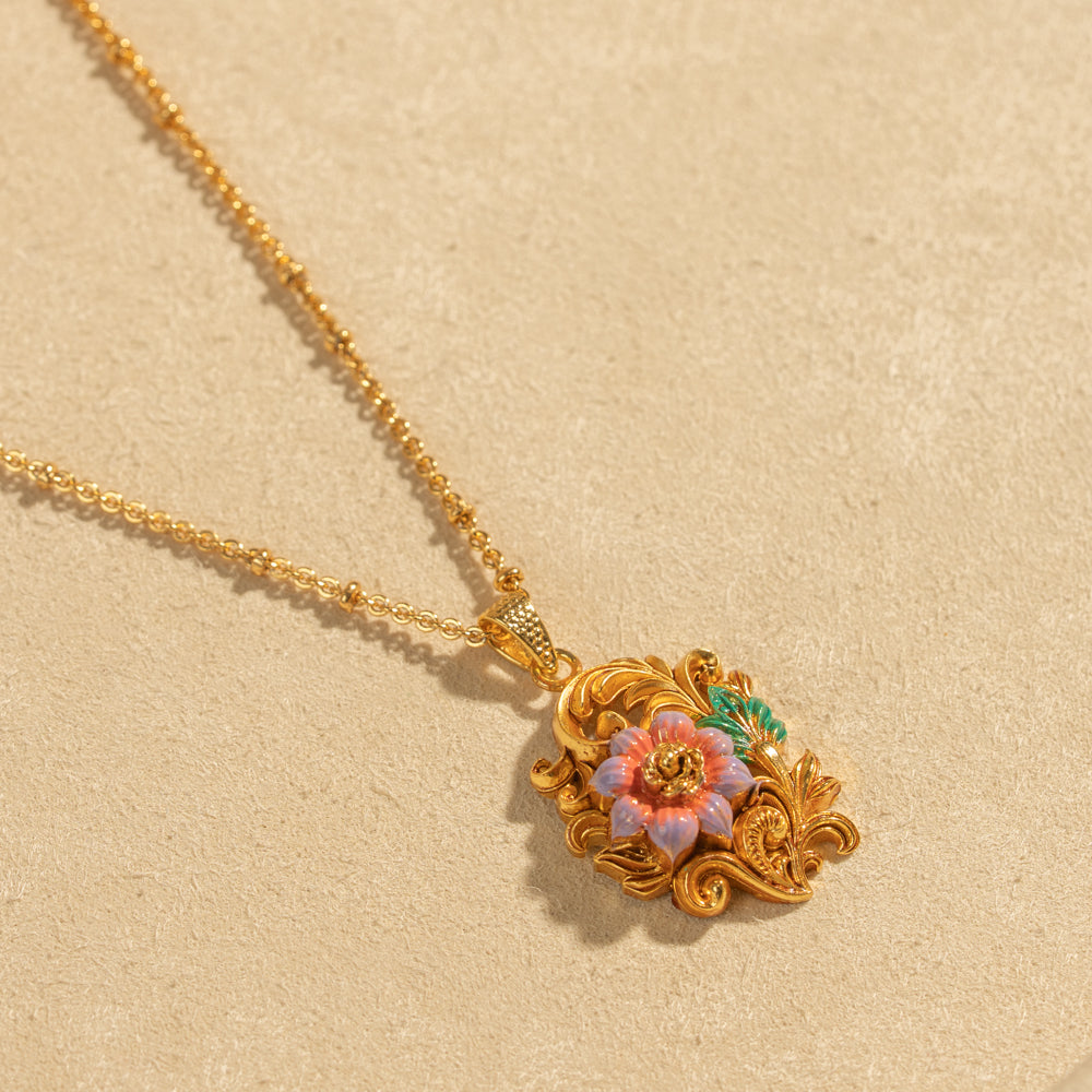 Gold Plated Chain &amp; Pendant Set