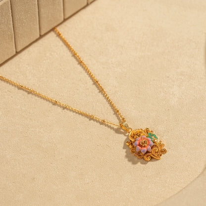 Gold Plated Chain &amp; Pendant Set