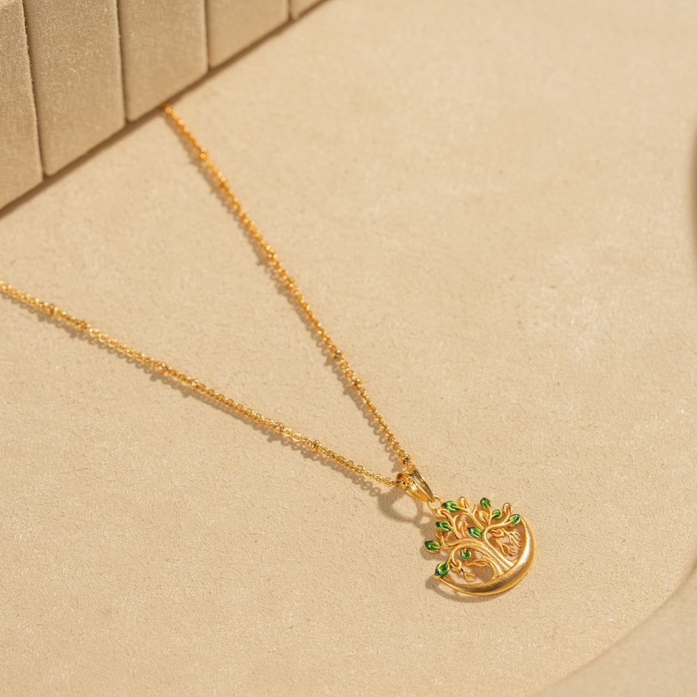 Gold Plated Chain &amp; Pendant Set