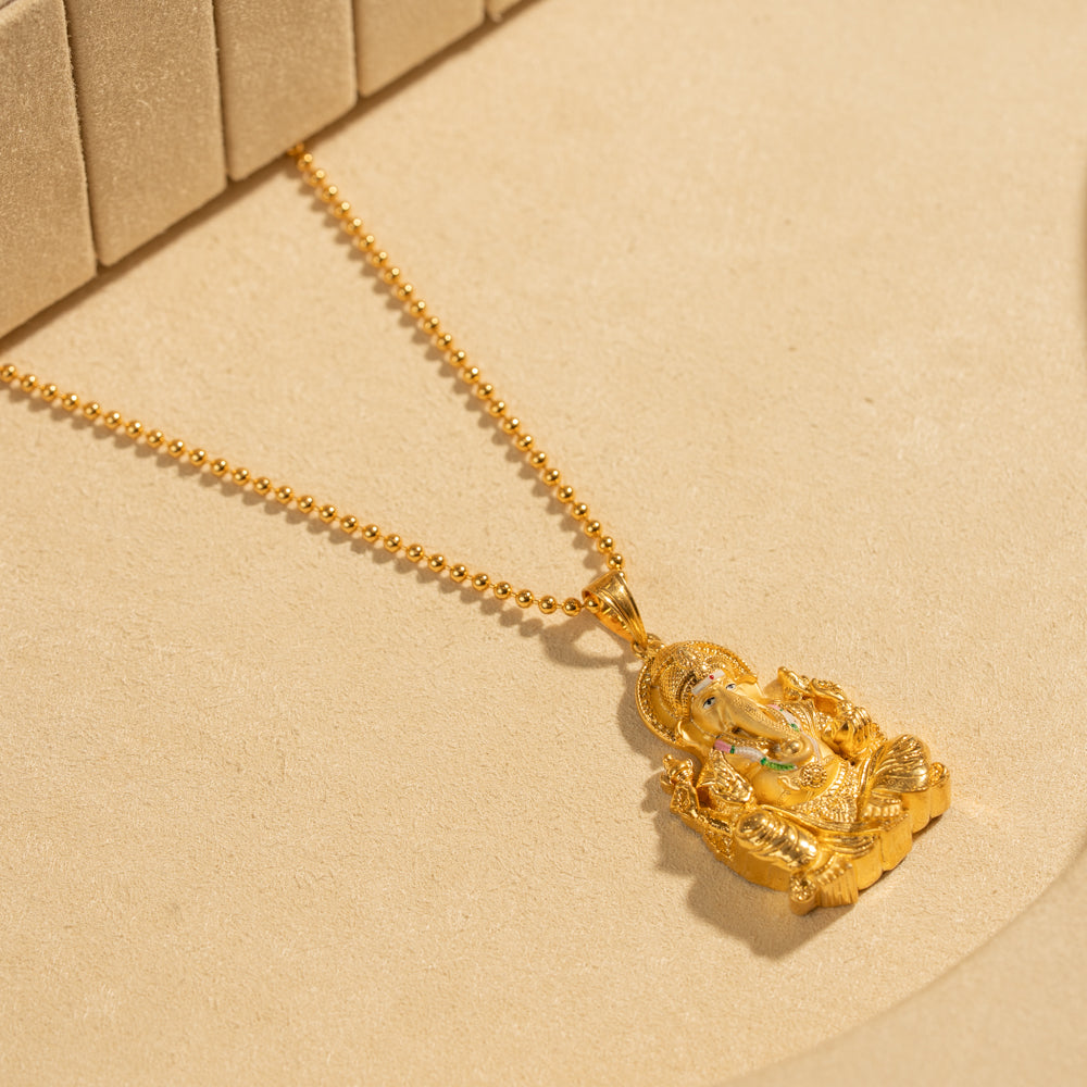 Gold Plated Chain &amp; Pendant Set