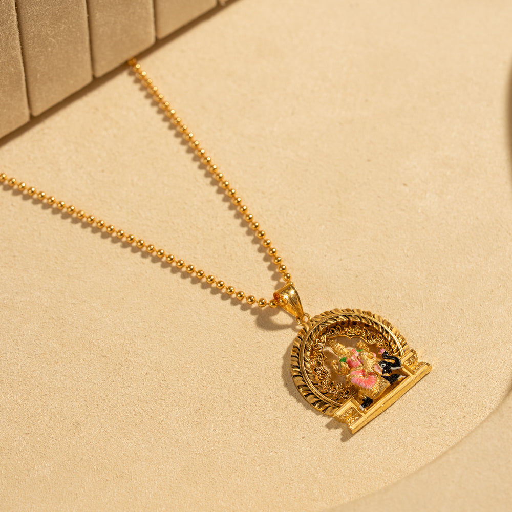 Gold Plated Chain &amp; Pendant Set