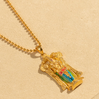 Gold Plated Chain &amp; Pendant Set