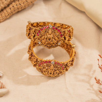 Deep Kundan Bangle