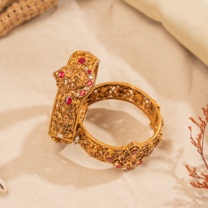 Deep Kundan Bangle