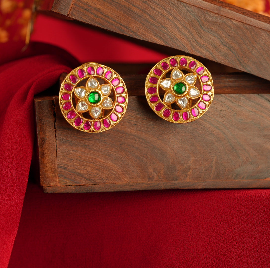 Kundan Studs