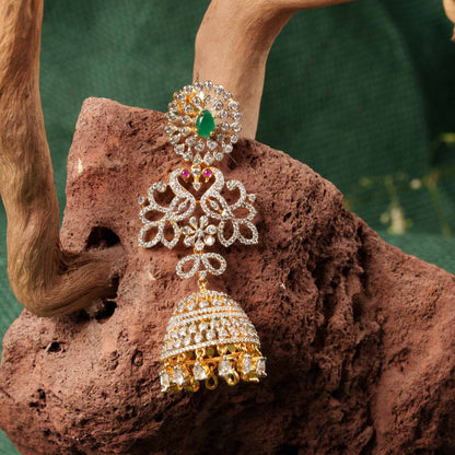 Gold Plated Ceubic Zirconia(CZ) Earrings