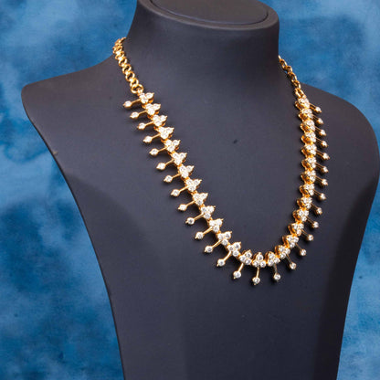 Gold Plated Ceubic Zirconia(CZ) Necklace