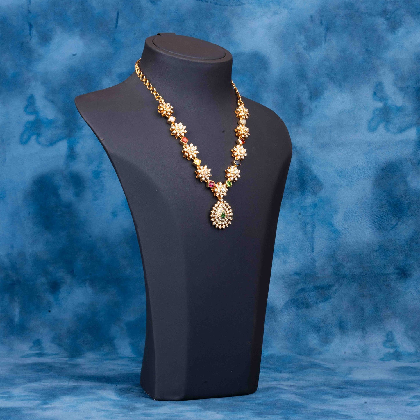 Gold Plated Ceubic Zirconia(CZ) Necklace