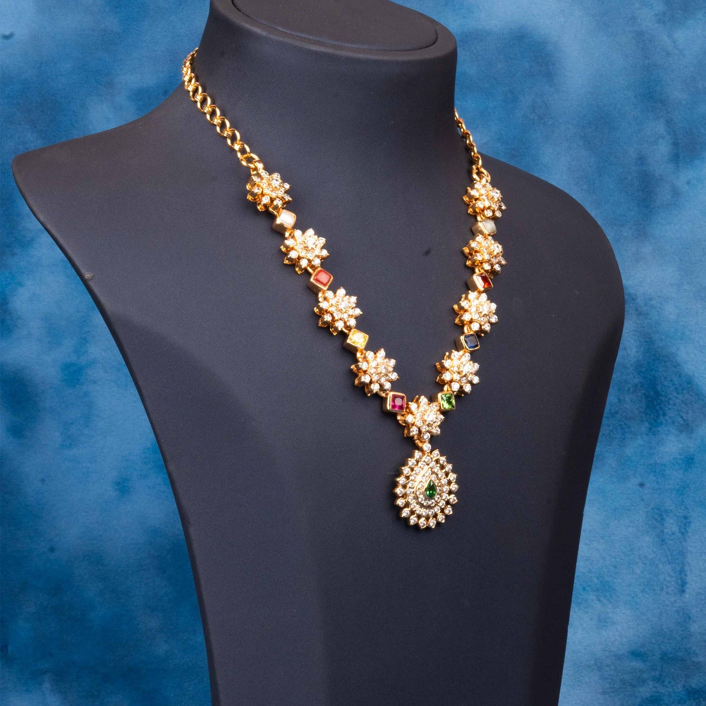 Gold Plated Ceubic Zirconia(CZ) Necklace