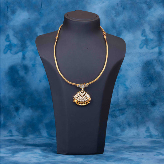 Gold Plated Ceubic Zirconia(CZ) Necklace