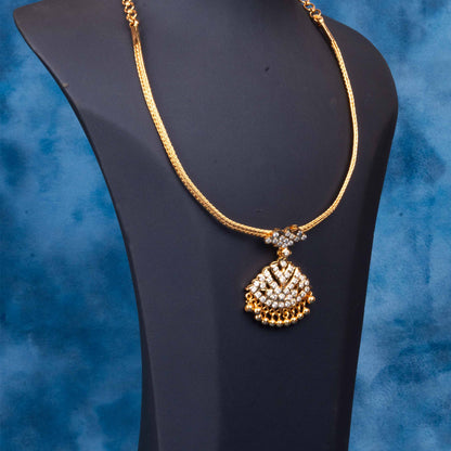 Gold Plated Ceubic Zirconia(CZ) Necklace