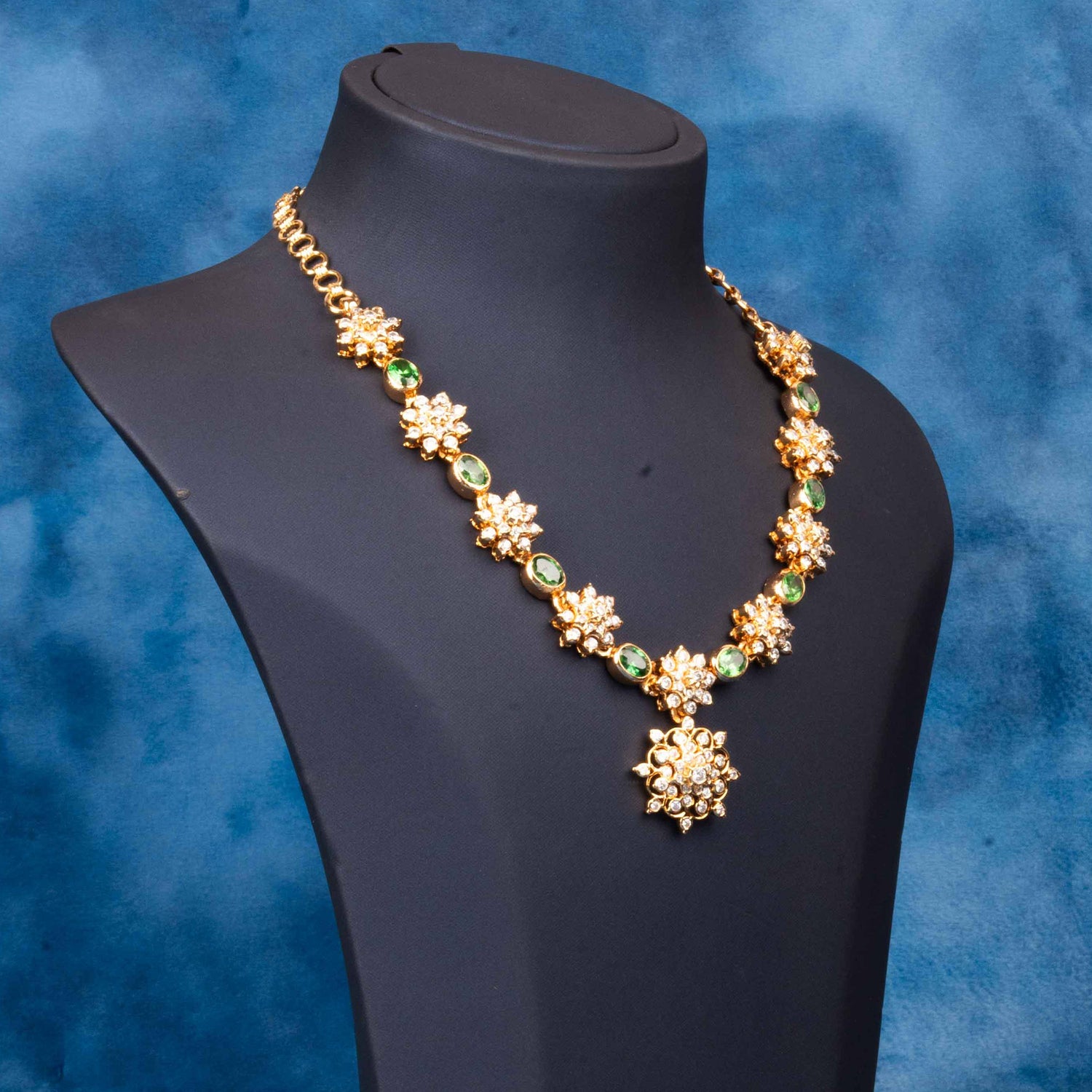 Gold Plated Ceubic Zirconia(CZ) Necklace