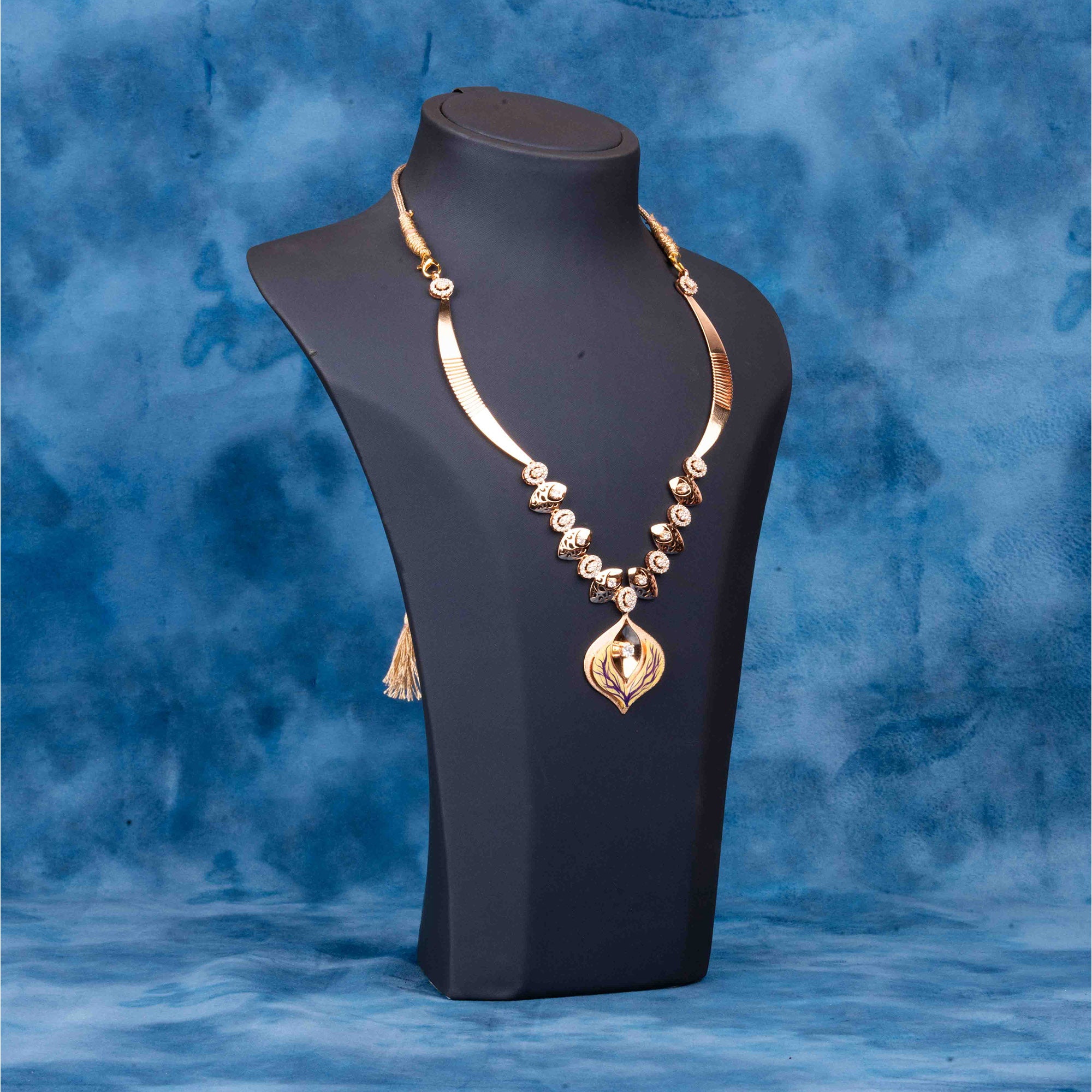 Shimmer - Rose Gold Necklace