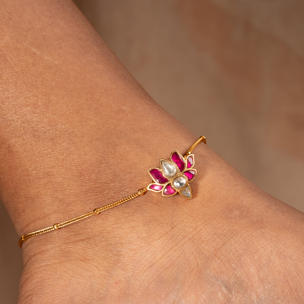 Kundan Anklet