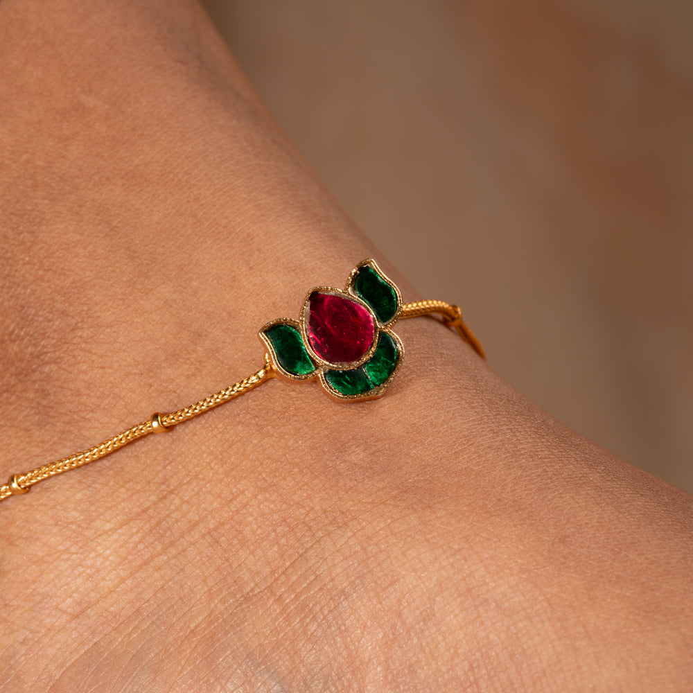 Kundan Anklet