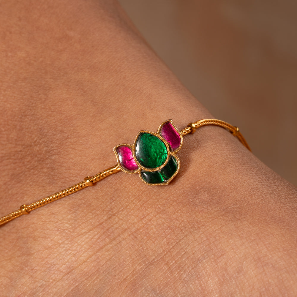 Kundan Anklet