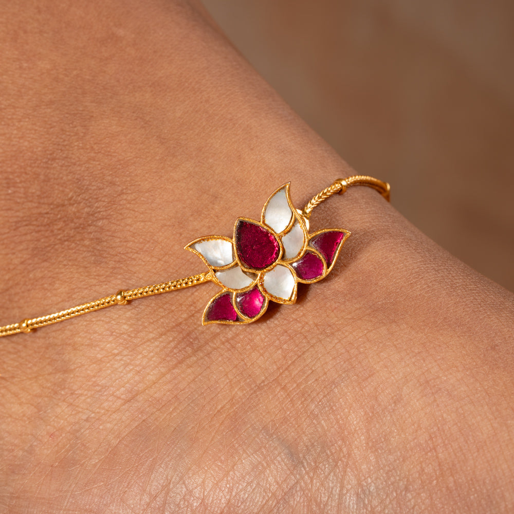 Kundan Anklet
