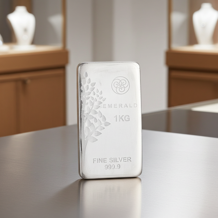 999.9 Pure Silver Bar 1 Kg | Investment Grade Silver Bullion