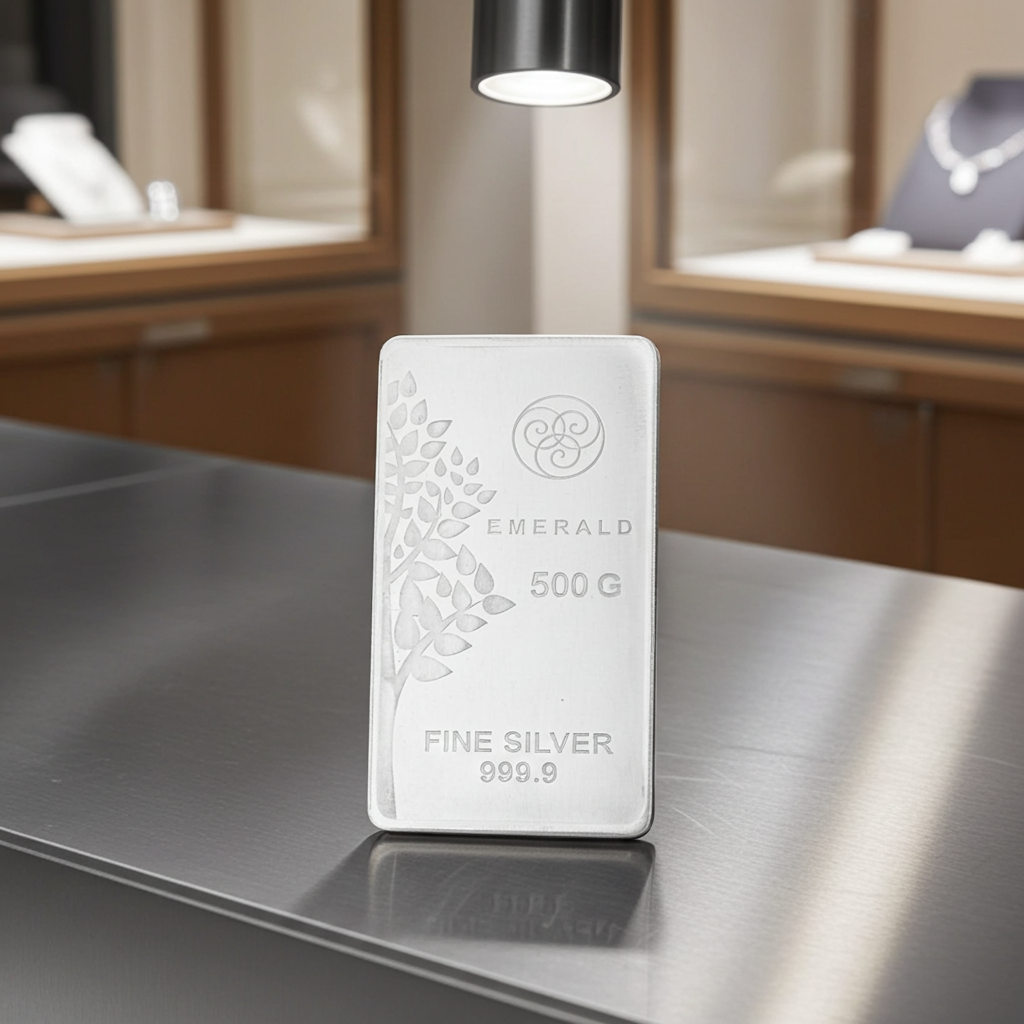 999.9 Silver Bar (500 Grams)