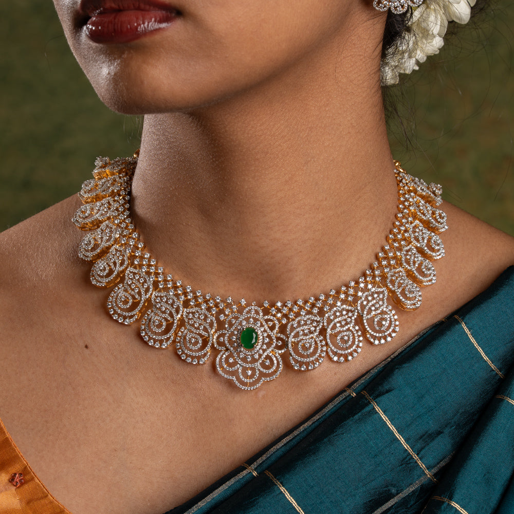 Emerald Bloom Necklace