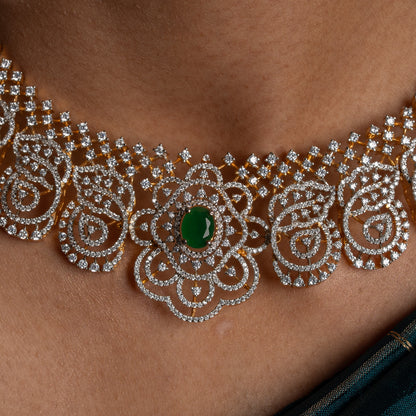 Emerald Bloom Necklace