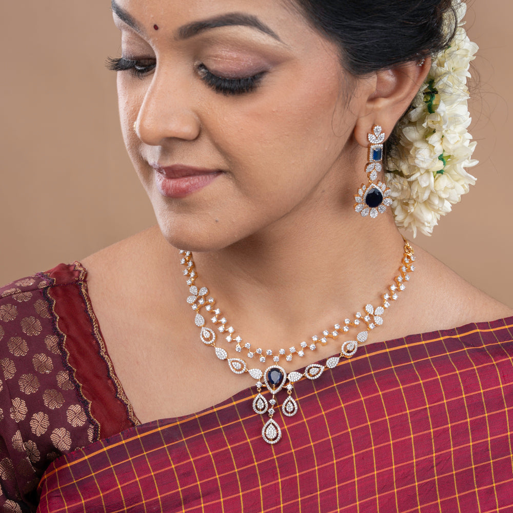 CZ Necklace &amp; Earring