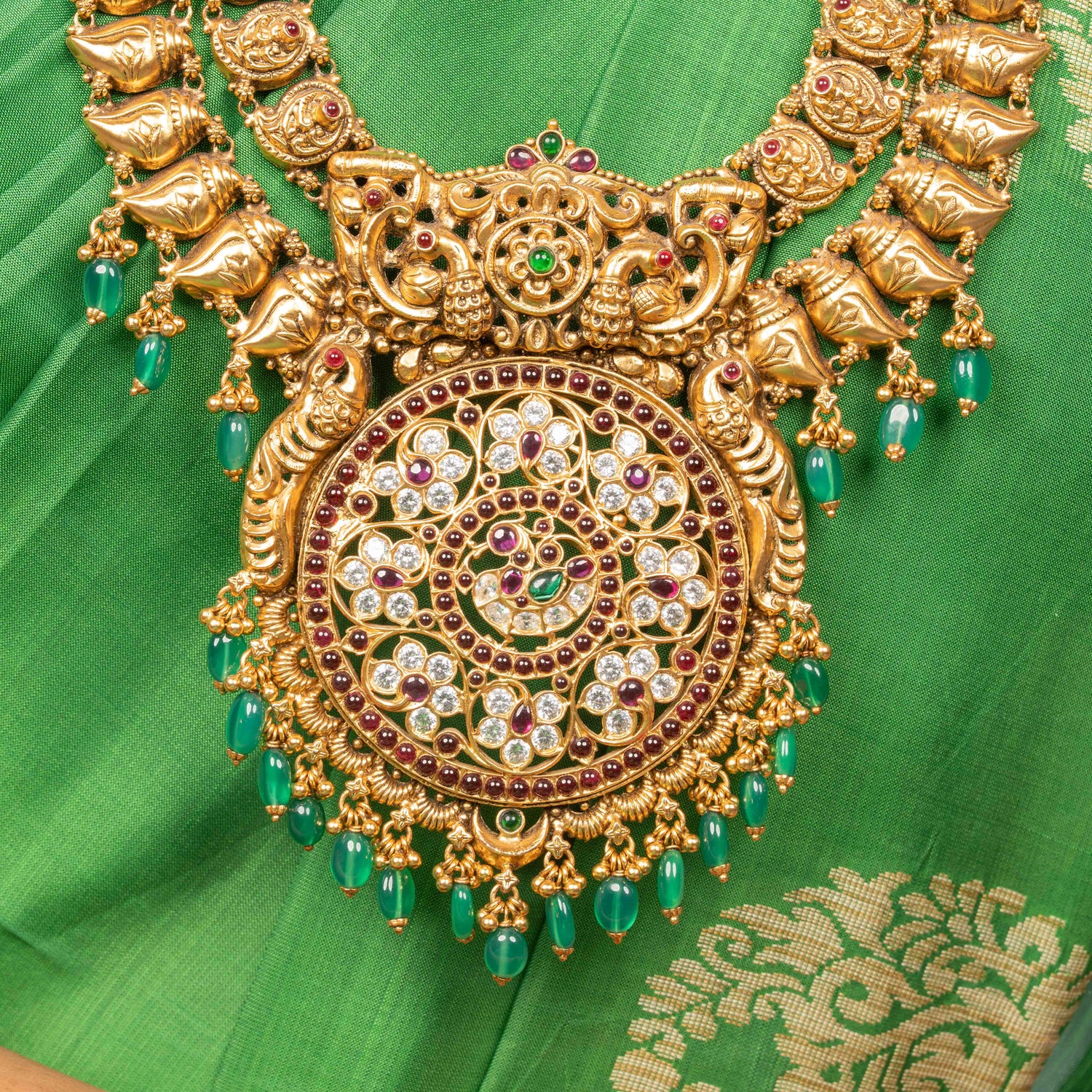 Haram Grt Oddiyanam Designs Grt Necklace Set Sales