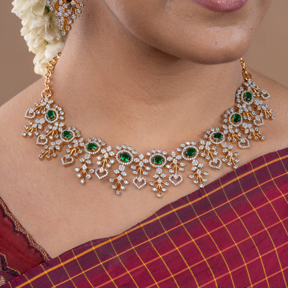 CZ Necklace &amp; Earring