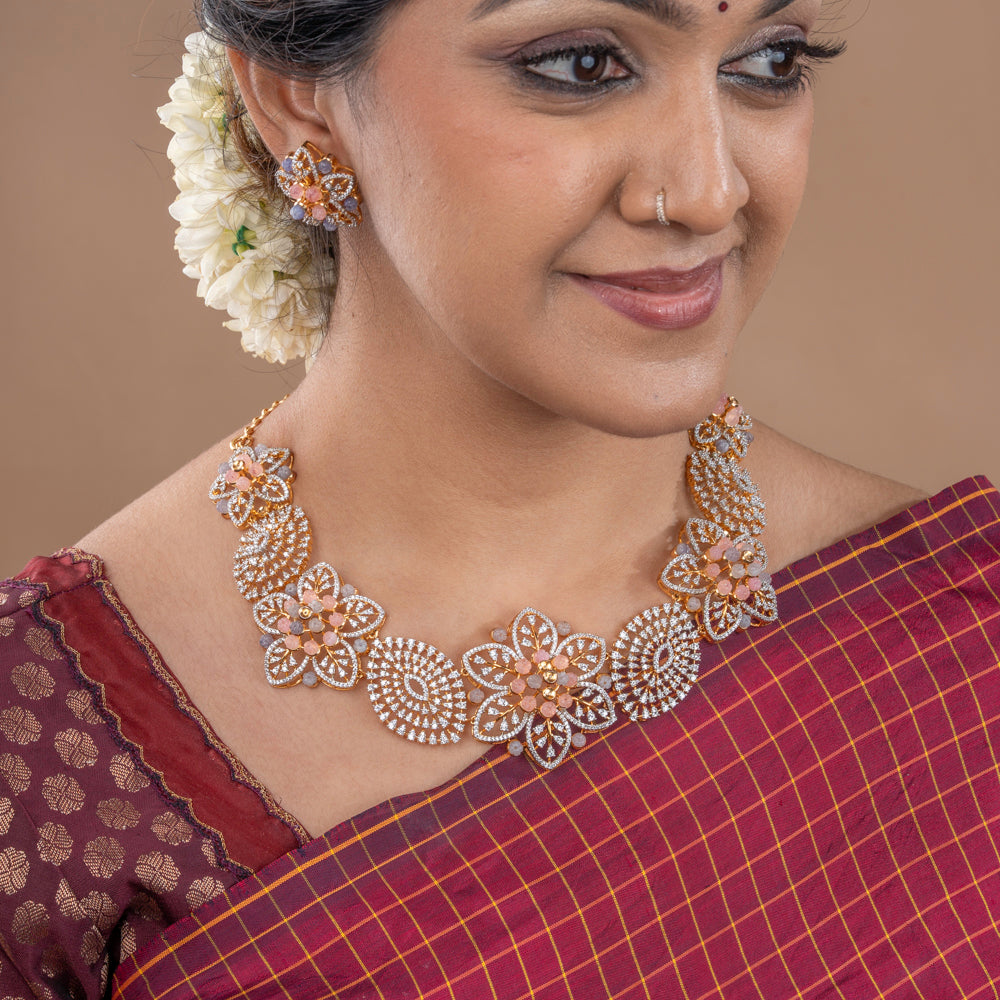 CZ Necklace &amp; Earring