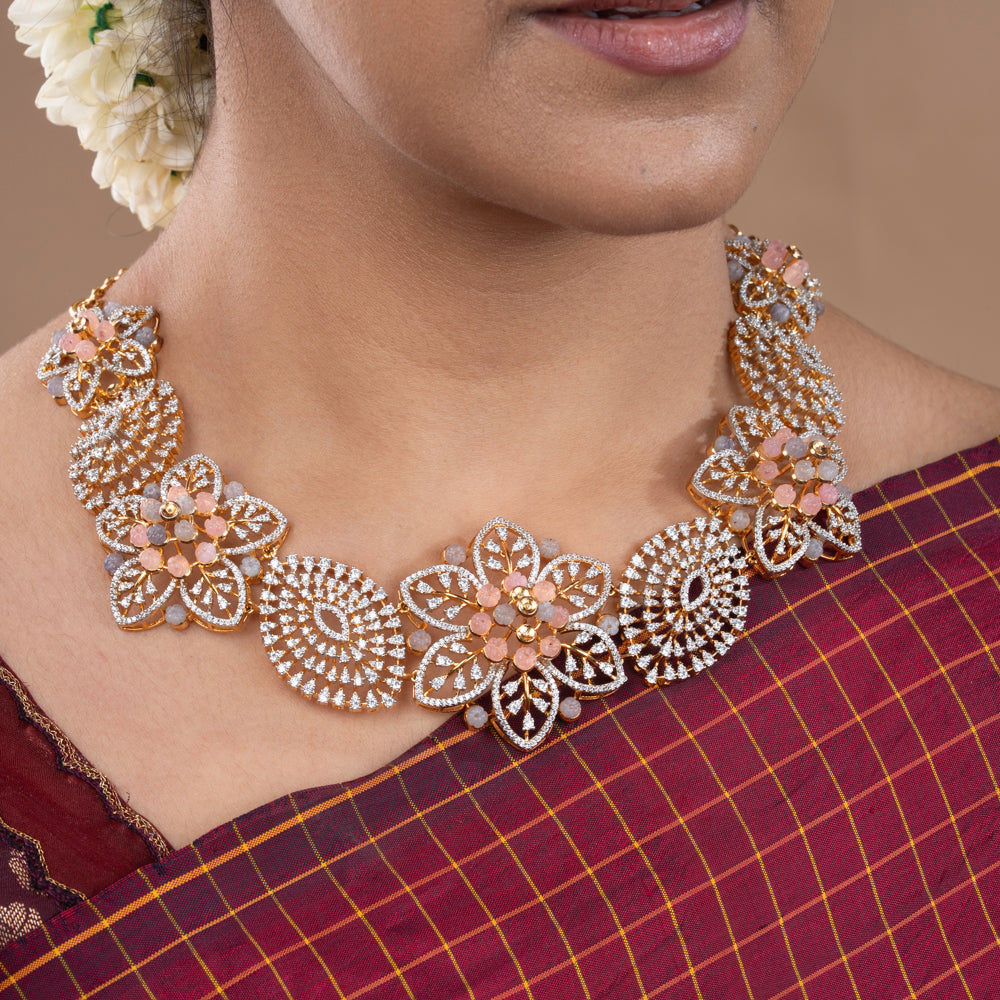 CZ Necklace &amp; Earring