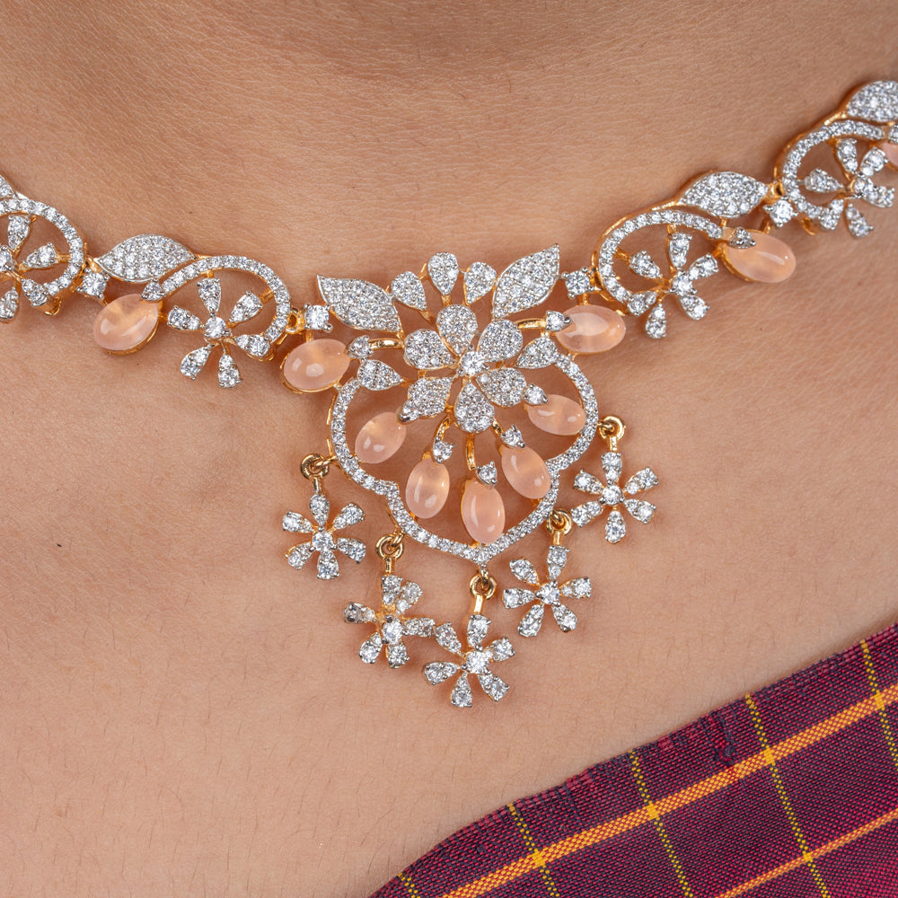CZ Necklace &amp; Earring
