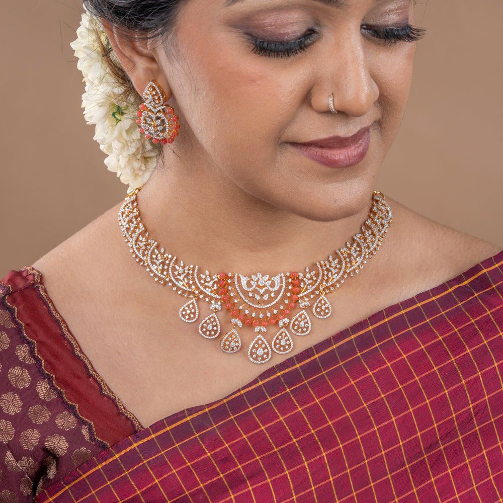 CZ Necklace &amp; Earring