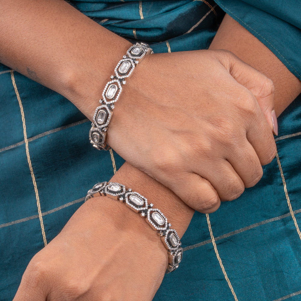 Silver Bangles