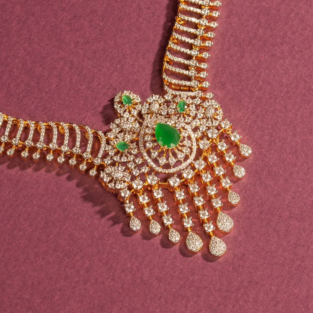 CZ Necklace and Earring
