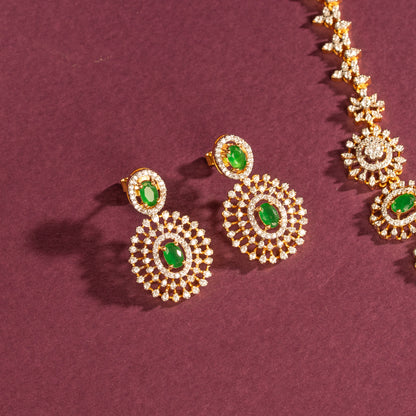 CZ Necklace and Earring