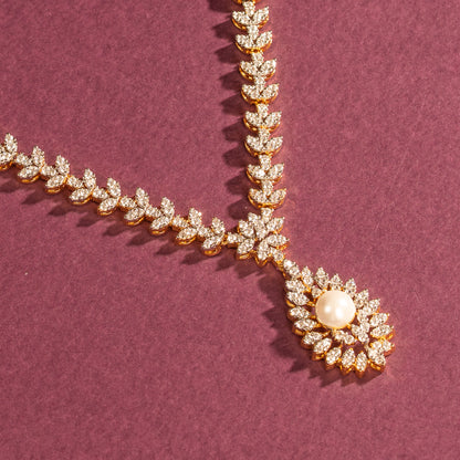 CZ Necklace and Earring