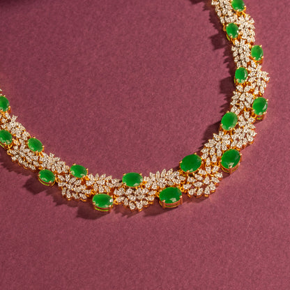 CZ Necklace and Earring
