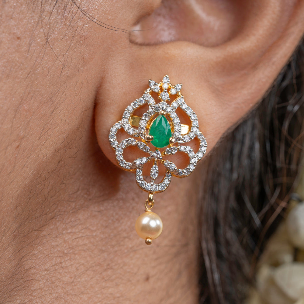 CZ Necklace &amp; Earring