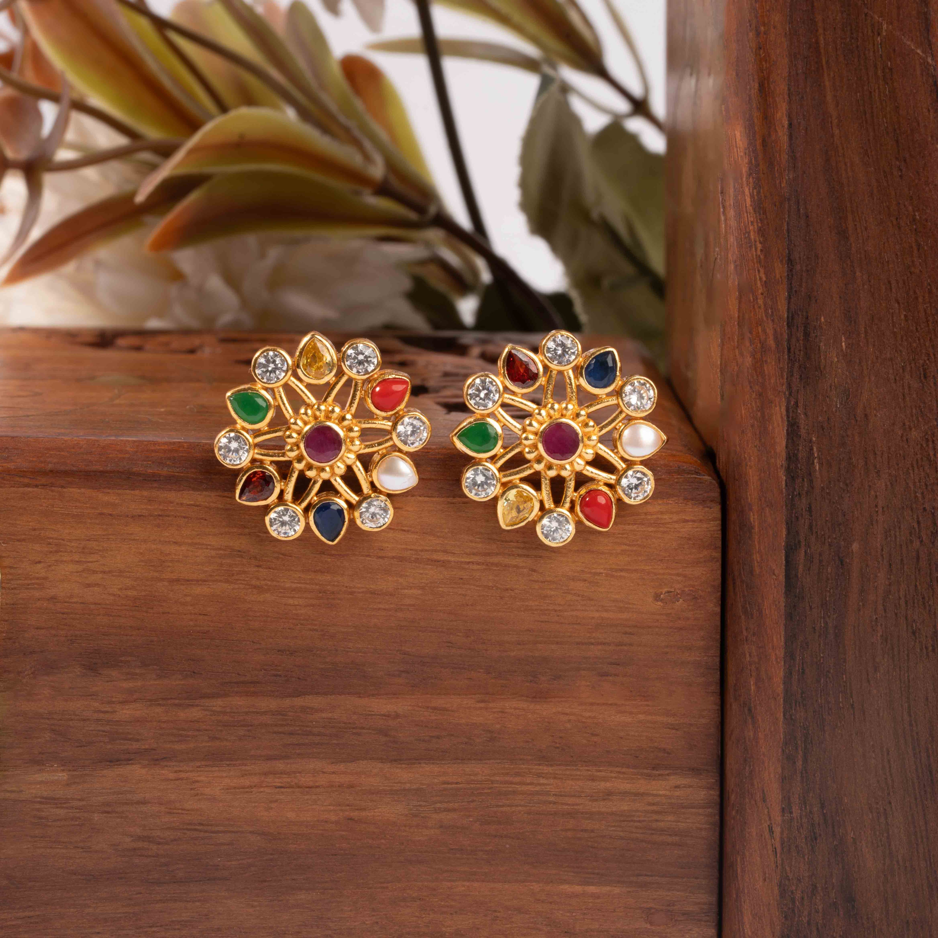 Navaratna Studs