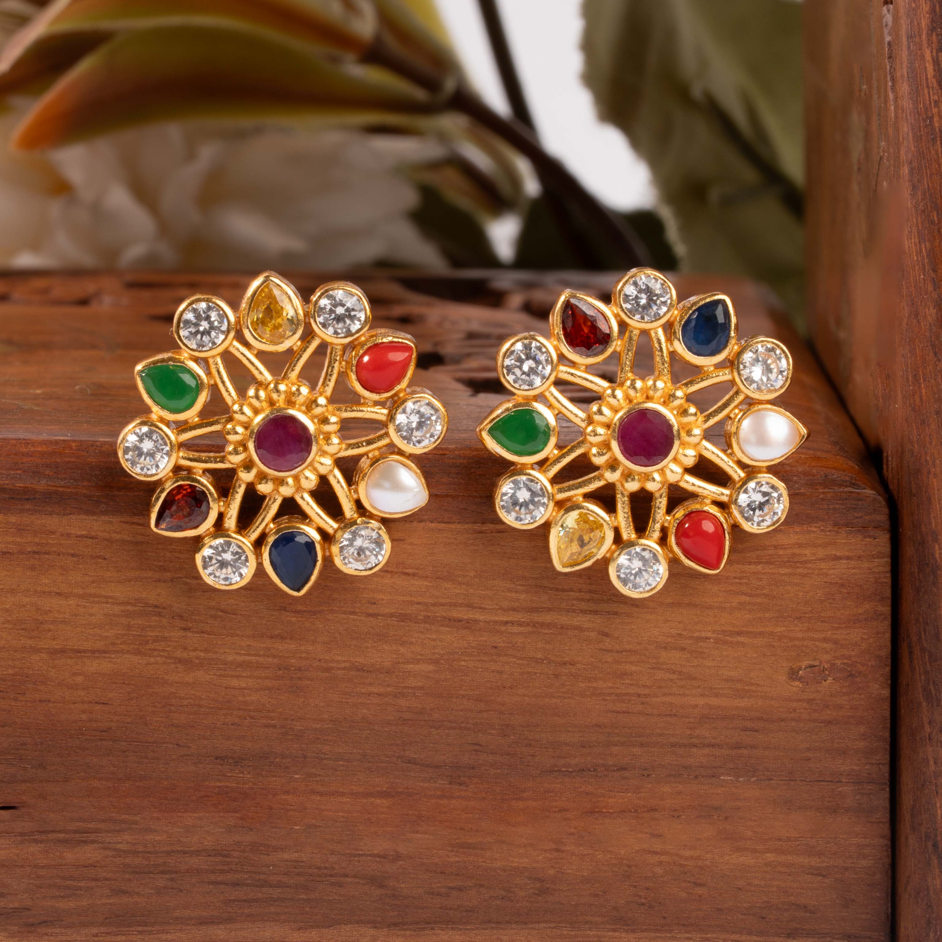 Navaratna Studs