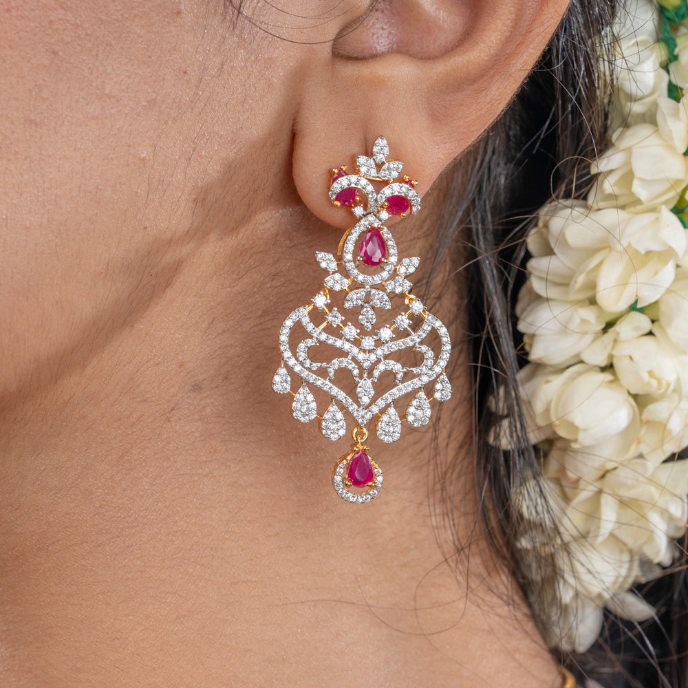 CZ Necklace &amp; Earring