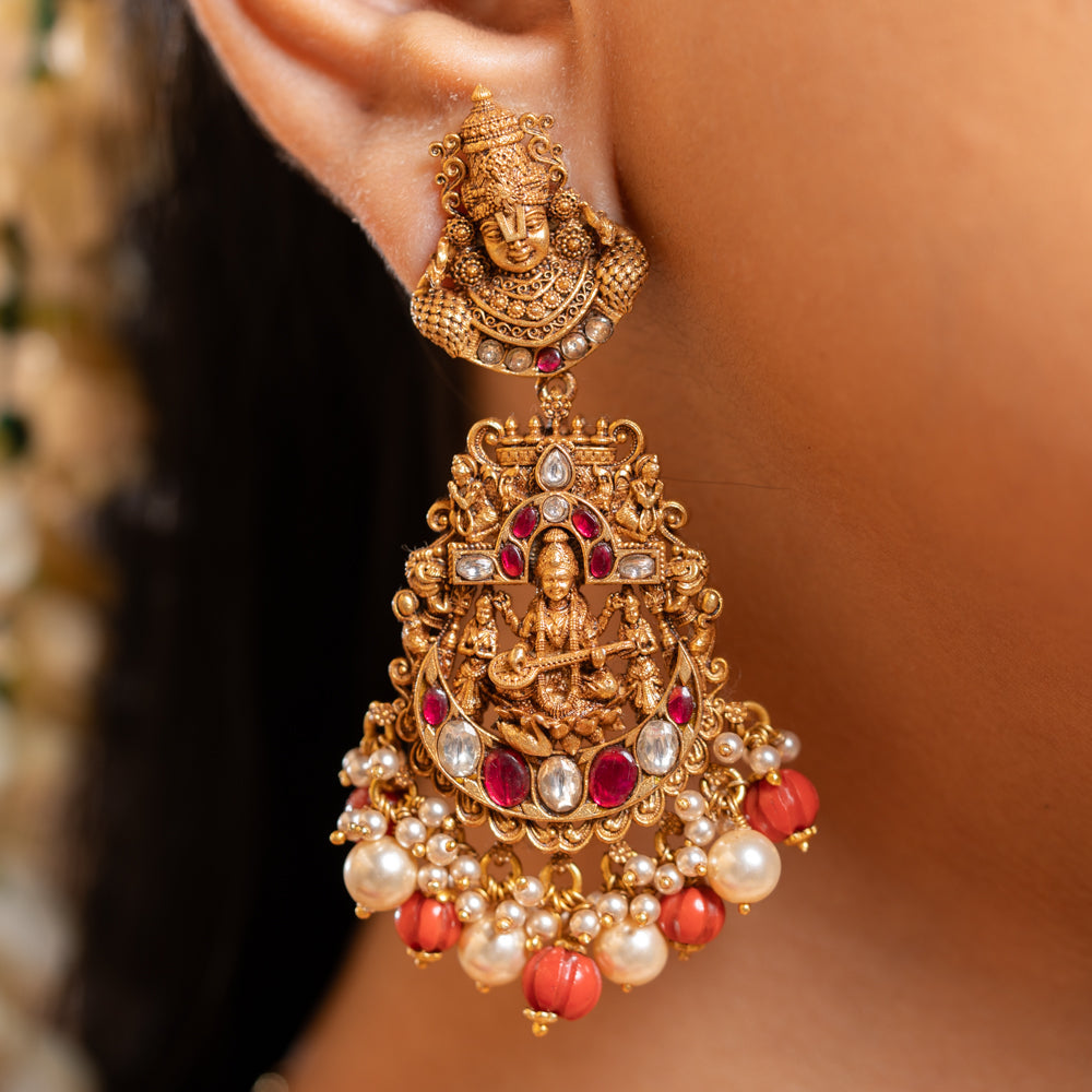Saraswathi Earrings