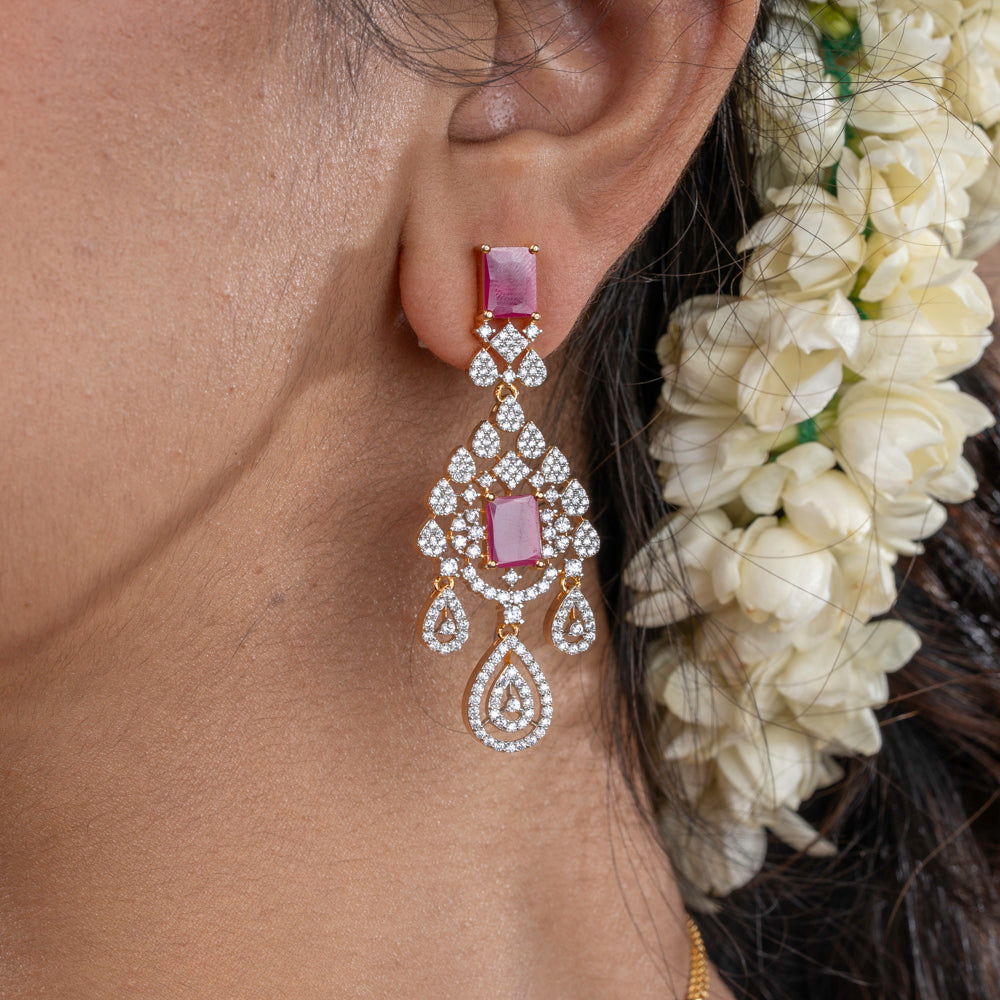 CZ Necklace &amp; Earring